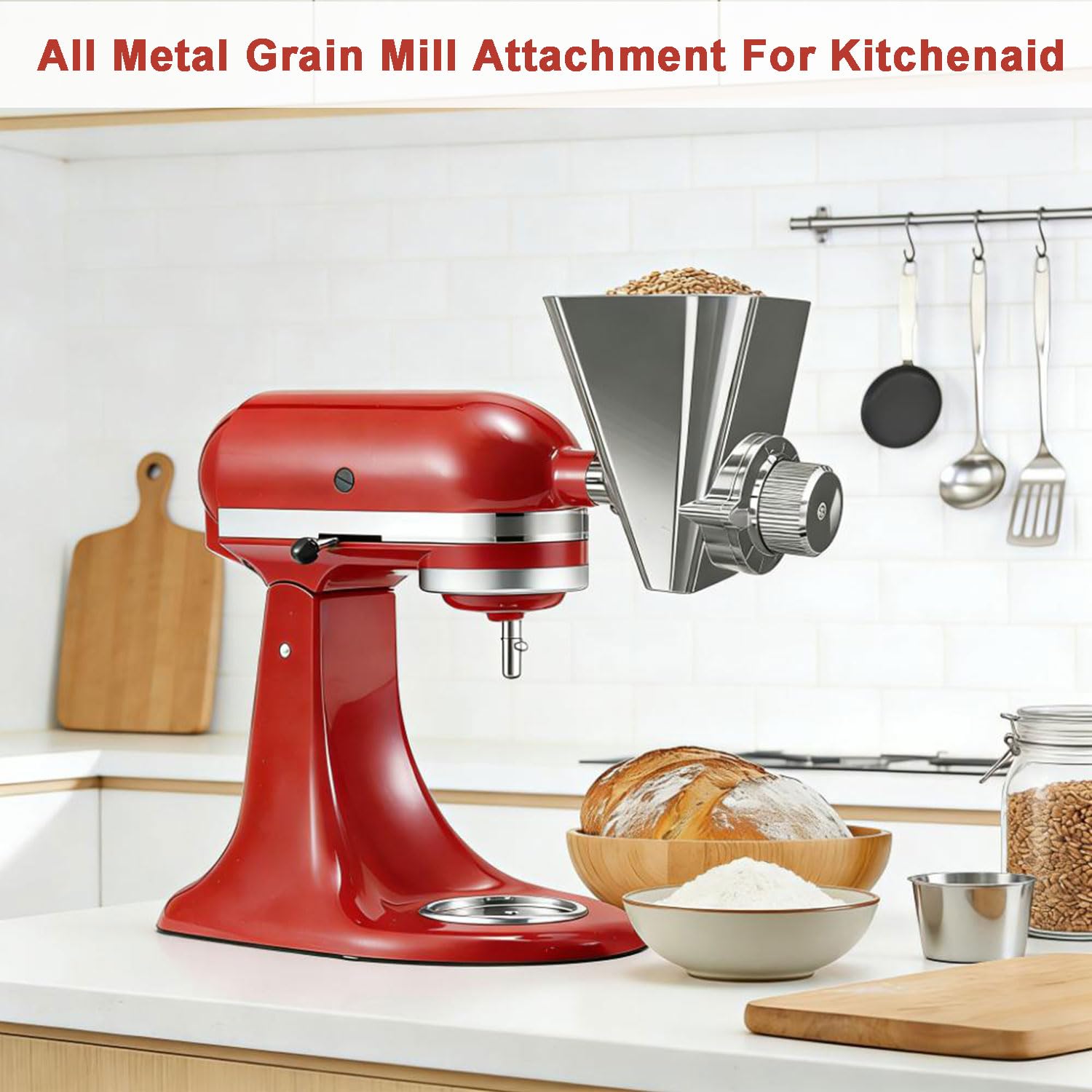 KitchenAid ミル アタッチメント スタンド ミキサー Amazon | KitchenAidスタンドミキサー用グレインミルアタッチメント