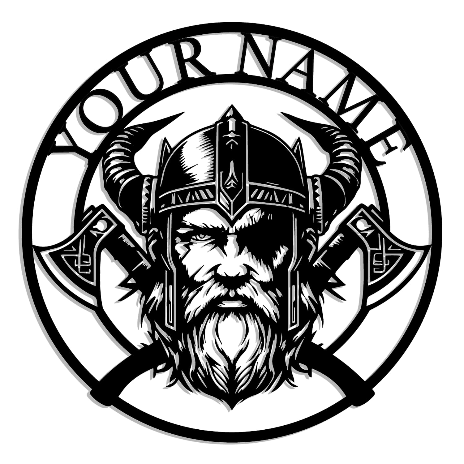 Custom Viking Metal Sign,Personalized Nordic Name Est Sign, Scandinavian Decor, Viking Lover Gift, Fathers Day, Mancave Decor,Icelandic Art,Custom