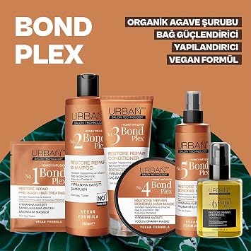 URBAN Care No: 4 Bond Plex Anti-Wear Intensive Hair Care Mask 230 ml- Vegan