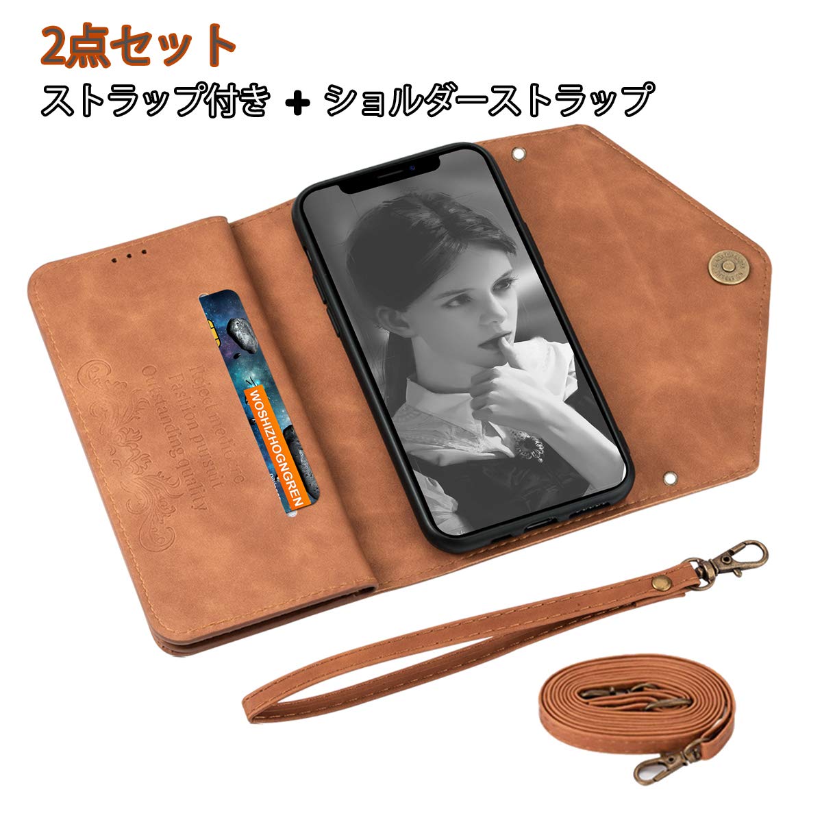 Xiaomi Redmi Note 9S 本体 + ケース付き LooCo Official Shop / [ LOOF PASS-SHELL (LEATHER Ver