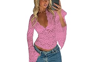 Lace Bell Sleeve Top: A Boho-Glam Staple for Effortless Style