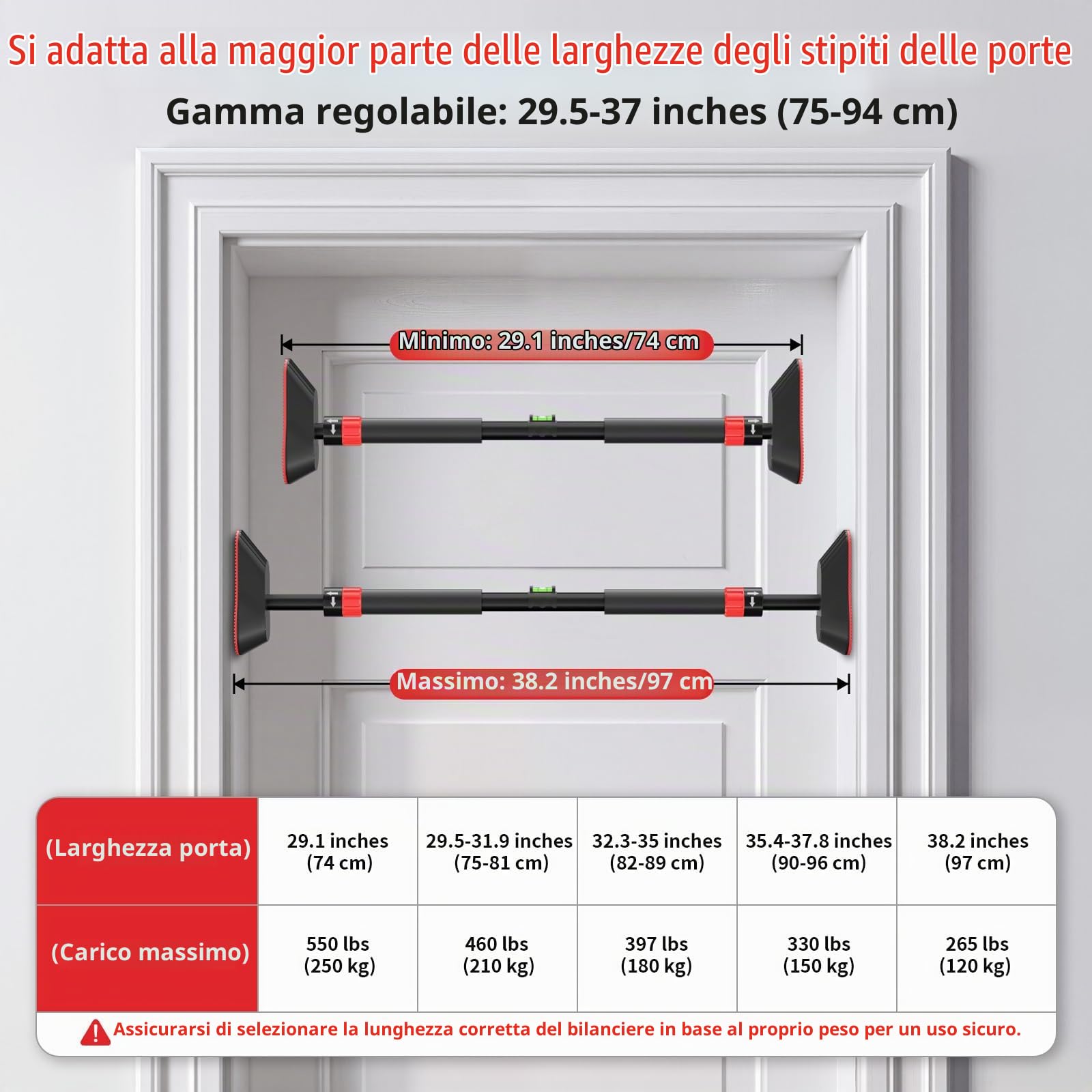 Fokky Barra per trazioni, telaio della porta
