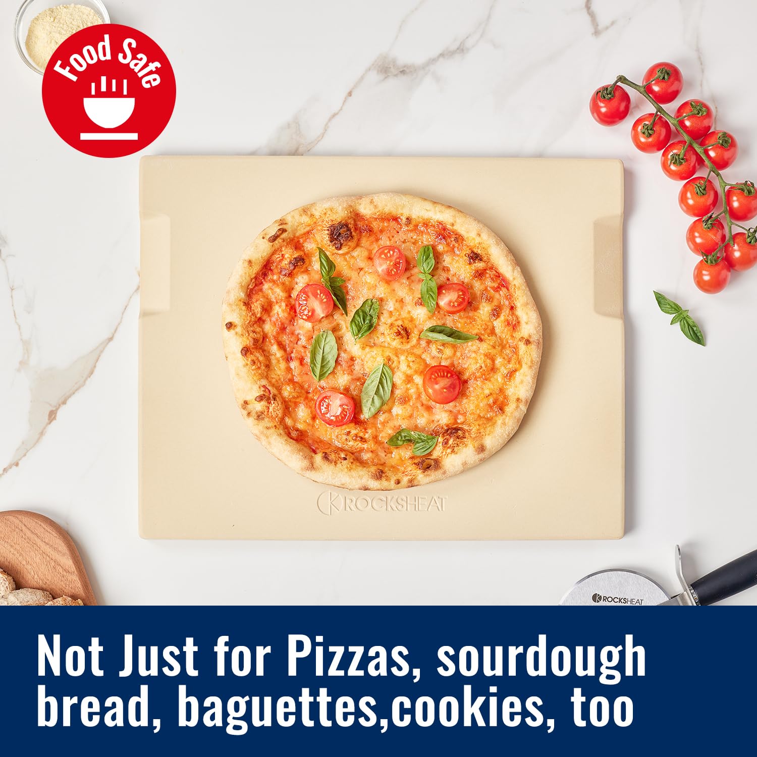 Pizza Stone for Oven & Grill - Crispy Crusts -6
