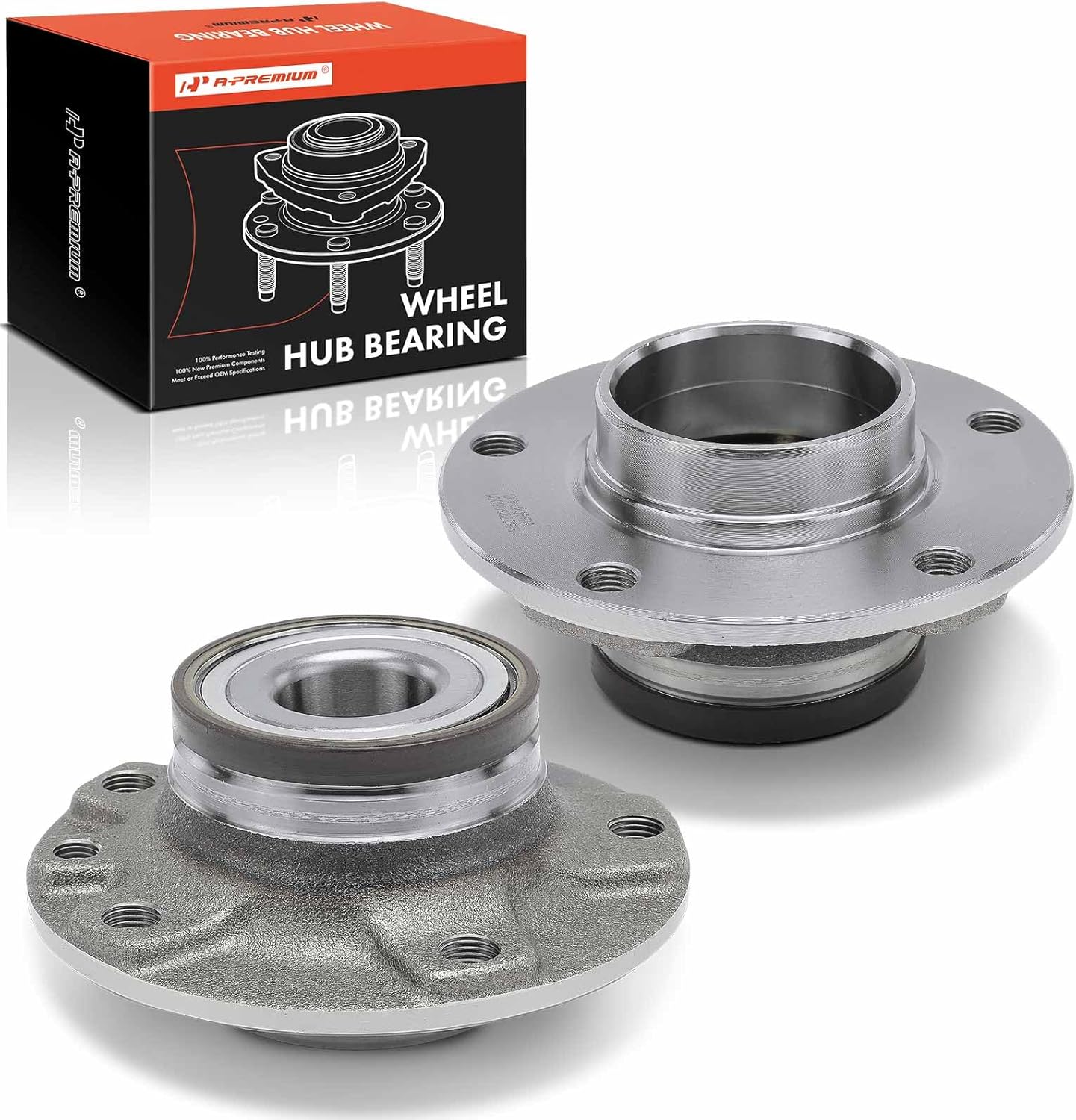 A-Premium 2 x Rear Wheel Bearing and Hub Assembly Compatible with Dodge Dart 2013 2014 2015 2016