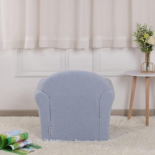 Miniatura 25 de AFBKSS&BB Sofá para niños, silla con reposabrazos para niños, muebles para niños de construcción de madera resistente, sofá para niños en edad