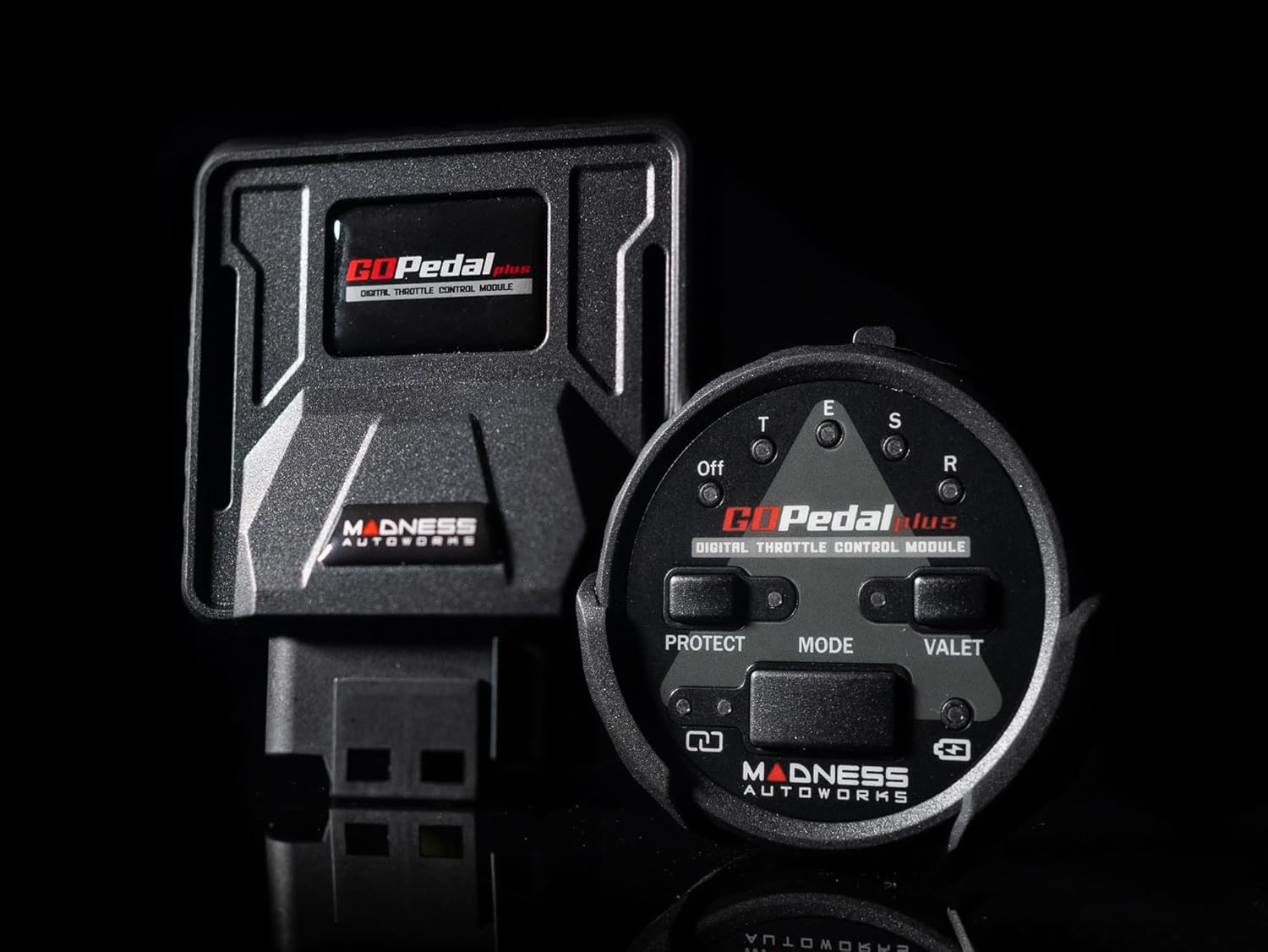 Throttle Response Controller for GMC 3.0/4.3/5.3/6.2L (2020-2024): 5th Gen, 1500, 2500HD, 3500HD, SLE, SLT, Denali, Elevation - MADNESS Autoworks GOPedal Plus