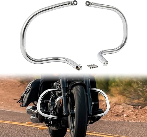 Miniatura 3 de TCT-MOTORPARTS Barra de choque cromada para motor de carretera para Indian Chief Bobber Dark Horse Super Chief Limited 2022-2024 Sport Chief