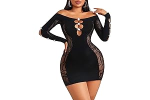 Avidlove Sexy Women Fishnet Dress
