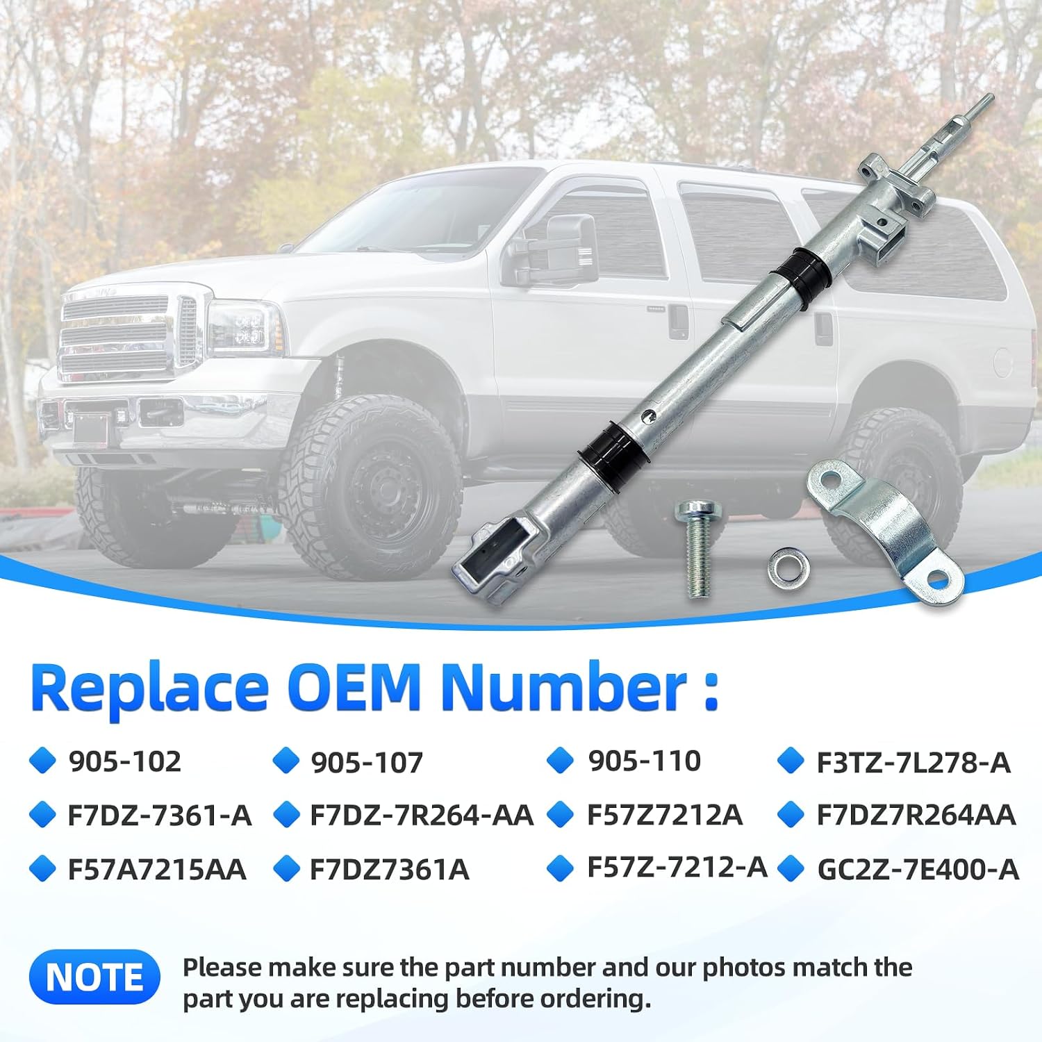 905-102 905-107 Steering Column Shift Tube Assembly For Ford E150 E250 E350