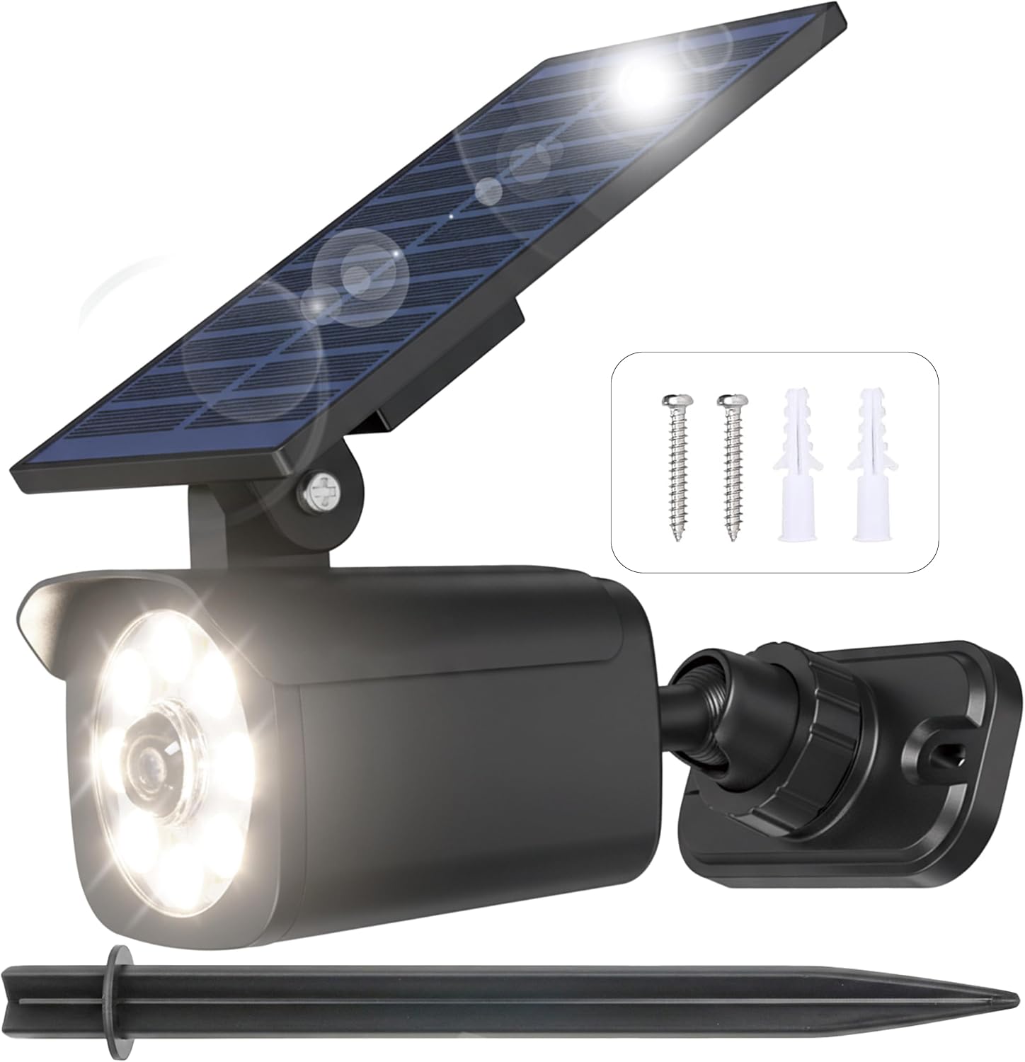 Solar Motion Lights Outdoor, Solar Spotlights with Motion Sensor