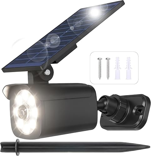 Chasikeo Solar Motion Spotlights Outdoor 1200LM Security Light IP67 Waterproof PIR Sensor Chasikeo Solar Motion Spotlights Outdoor 1200LM Security Light IP67 Waterproof PIR Sensor