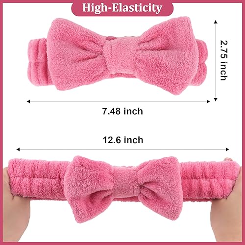 Miniatura 6 de Ondder Juego de 8 diademas de spa para mujer, 8 diademas de tela de rizo para cuidado de la piel, aplicación de maquillaje, lavado de cara y cuidado