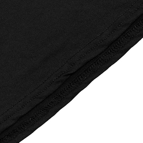 Vista 89 de Efavormart - Marco de fondo redondo de elastano de 7 pies, cubierta de arco de boda de 2 lados Blanco