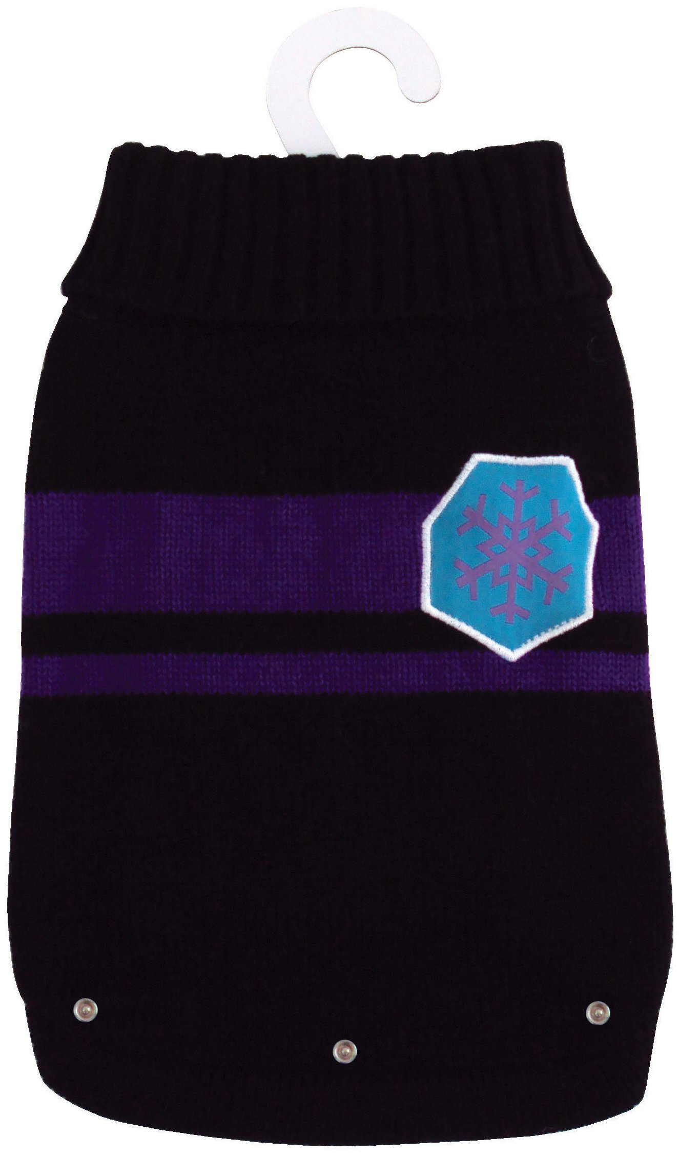 Dogit Style pullover noir pour les promenades d'hiver du grand chien