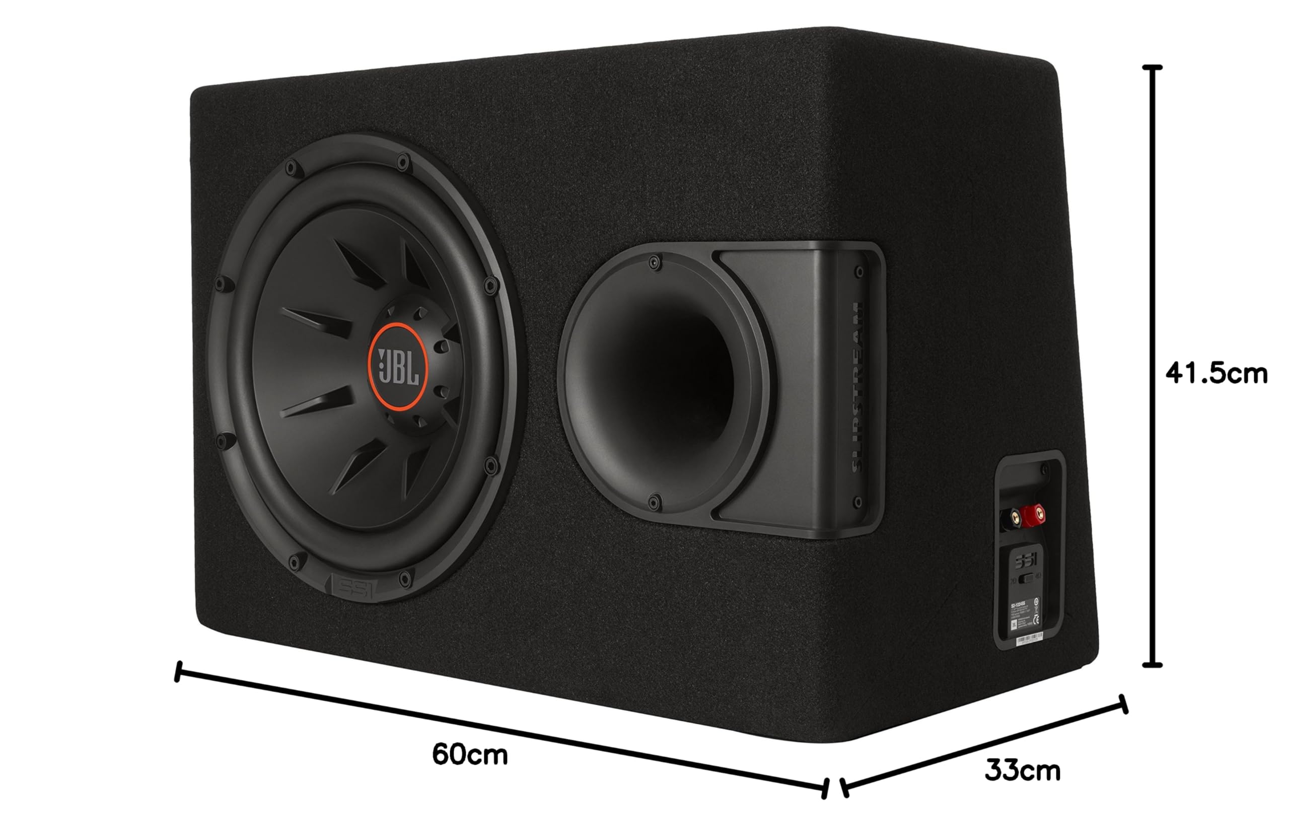 JBL S2-1224SS zestaw samochodowy subwoofera, 1100 W, Harman Kardon Car hifi 12" JBL Radio Bassreflex, obudowa subwoofera, 30 cm, 300 mm, czarny