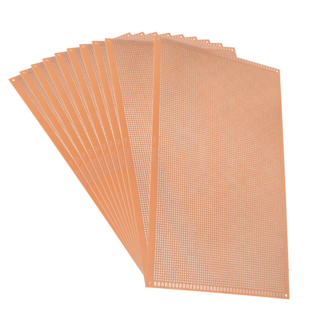 sourcing map 10 piezas Placa de circuito impreso de papel 18x30 cm