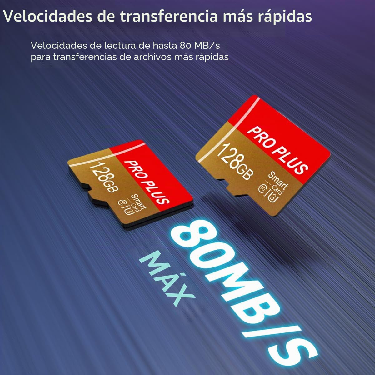 2 Pack Tarjeta De Memoria 128GB con Adaptador SD, Tarjeta De Memoria De Alta Velocidad, UHS-I C10 A1, Tarjeta TF para Tablet/Móvil/Fotocámara/Audio del Coche/Consola De Juegos (TF162 128GB)