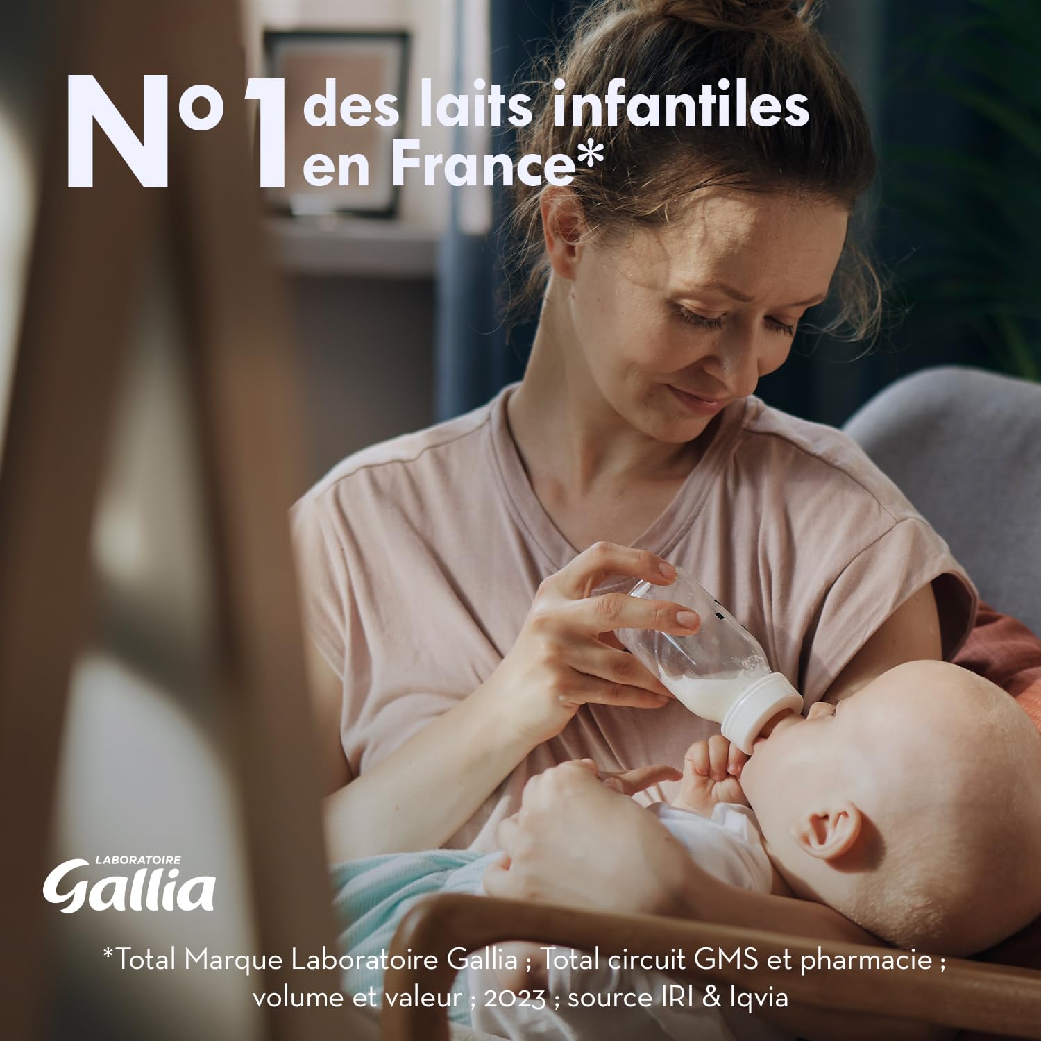 Laboratoire Gallia - Calisma 2ème âge - Lait en Poudre pour Bébé - Enrichi en Vitamines A, C & D - Sans Huile de Palme - 6 à 12 mois - 72 Biberons - Lot de 3x830g