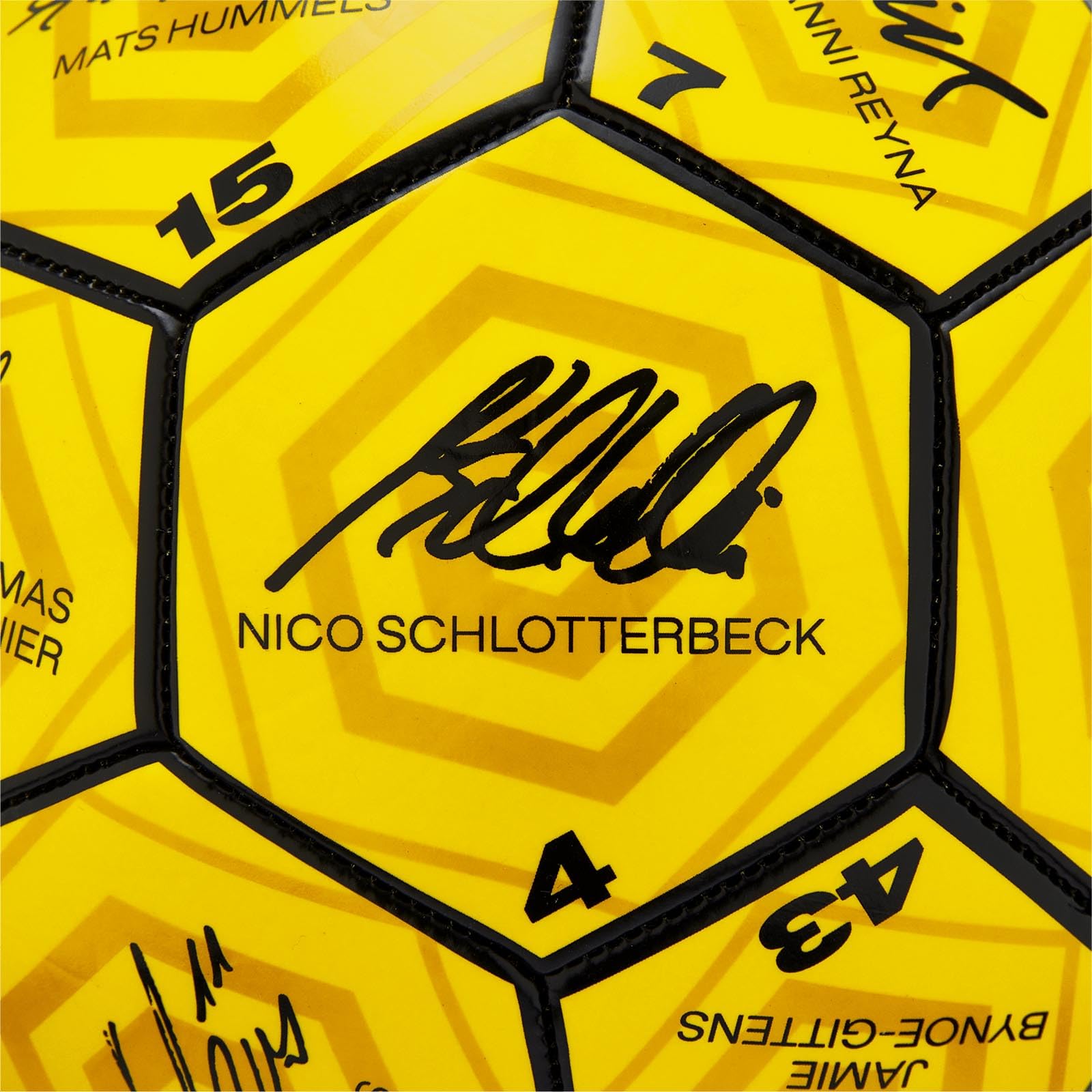 Borussia Dortmund Unisex Jugend BVB Unterschriftenball 2023/24 Fußball, Gelb, 5