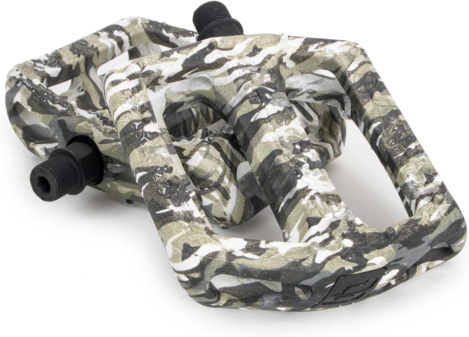 Eastern Bikes Facet Bike Pedals 9/16" - High Grip, Fiber-Reinforced Plastic & Chromoly Axle, for BMX, MTB & Kids Bikes - Multiple Colors