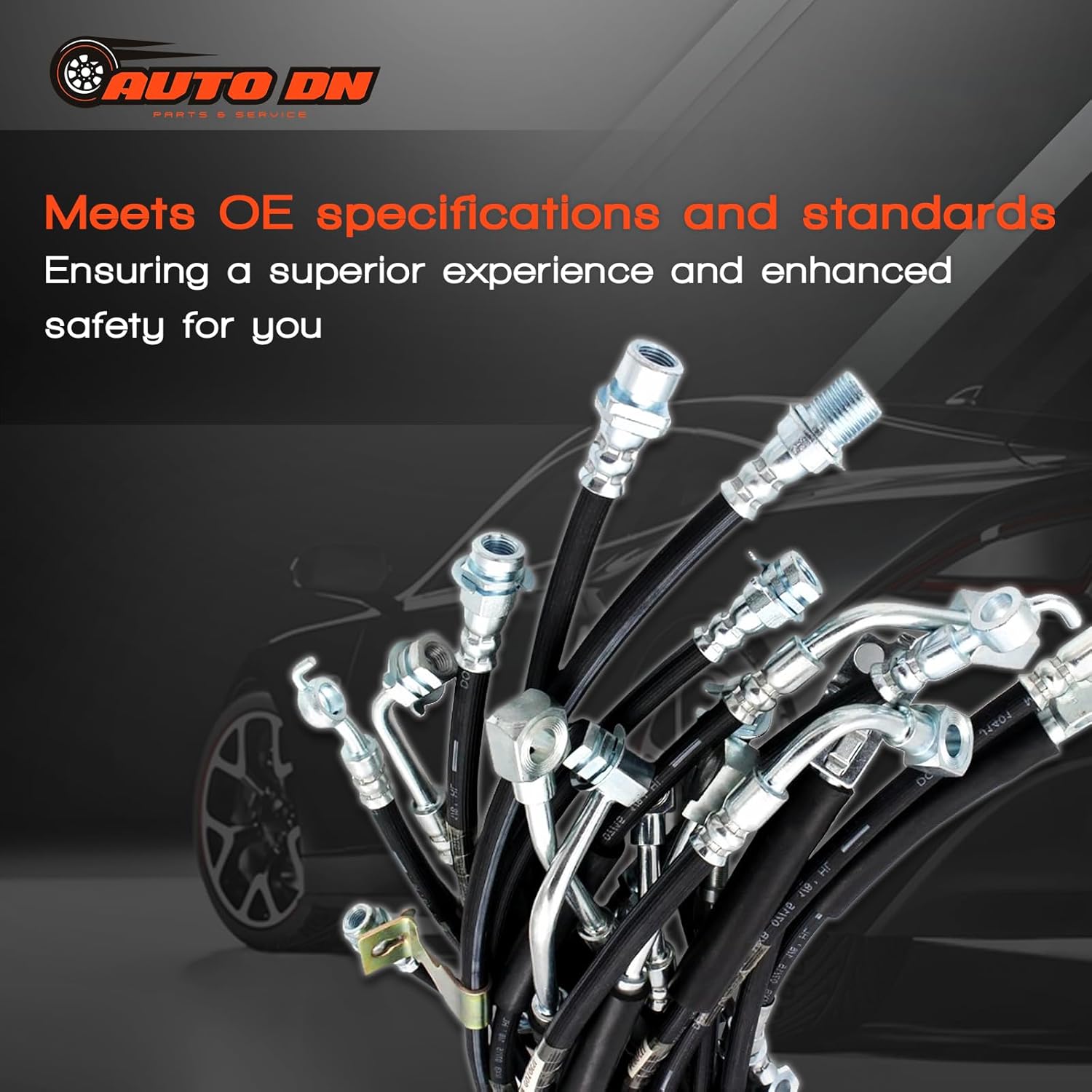 1X Brake Hose Front Brake Line Replacement Brake Hydraulic Hose - Front Right for Chevrolet Silverado 1500 2003-2005 for Chevy Silverado 1500 2003-2005 for GMC Sierra 1500 2003-2005