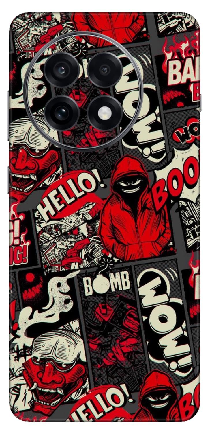 WRAP CRAFT Mobile Skins Compatible with ONEPLUS 13R 5G Skin Not Back Cover, Camera & Back Protector Mobile Skin Wrap; ONEPLUS 13R 5G-DP-157-image-27