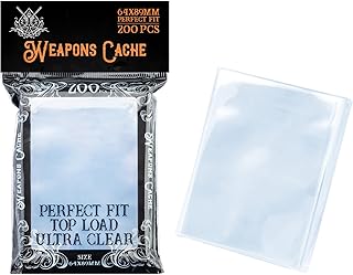 Evike - Weapons Cache Inner Sleeves for TCG and Sports Trading Cards (Style: Inner/Top Load / 200ct)