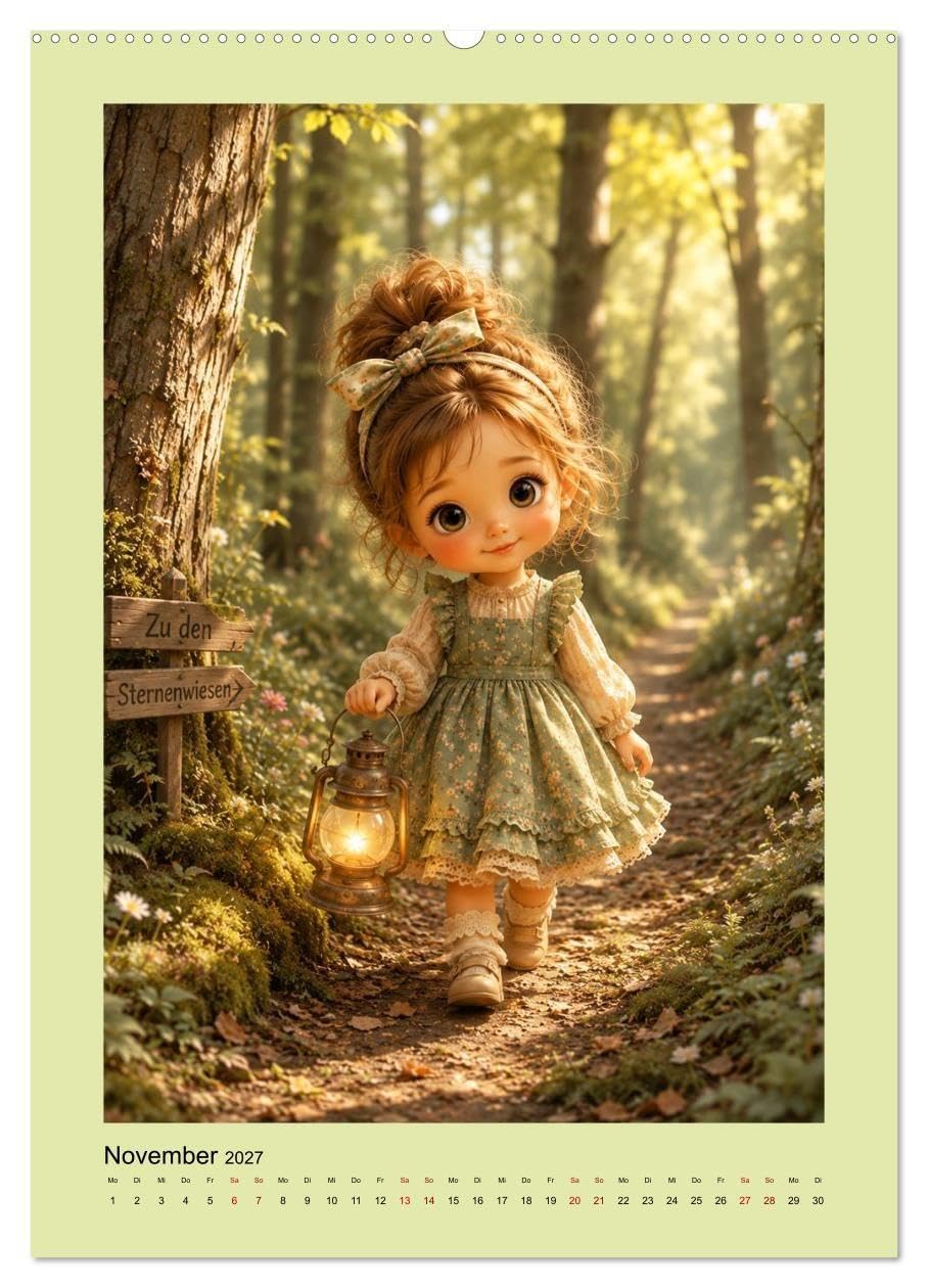 Kleine Träume große Augen (Wandkalender 2027 DIN A2 hoch), CALVENDO Monatskalender: Wärme für die Seele (CALVENDO Menschen)