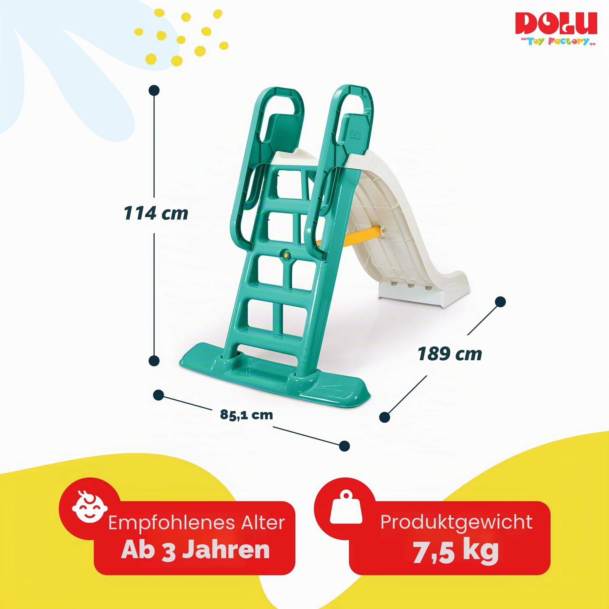VOLL 2-in-1 Große Wasserrutsche