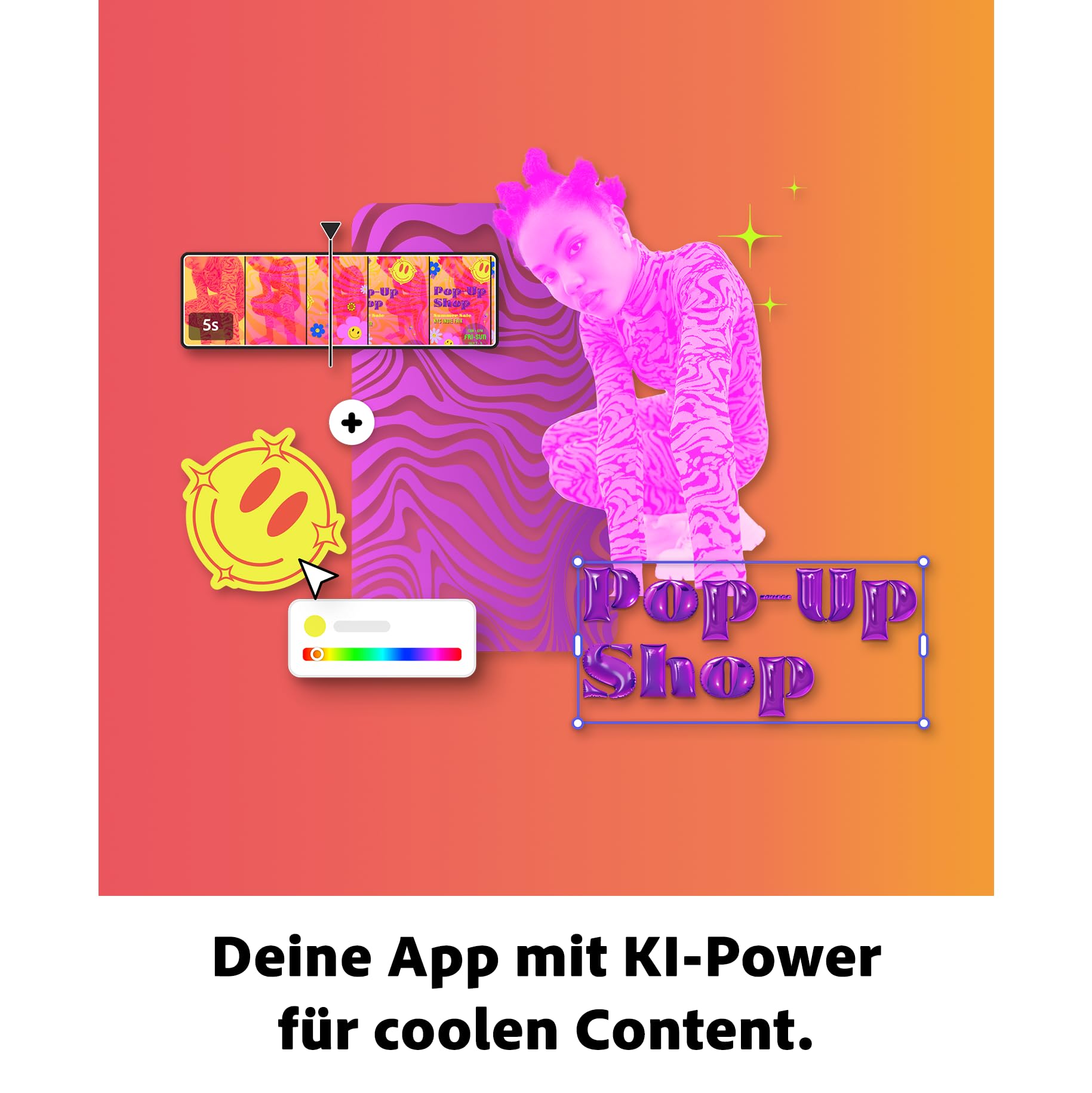 Adobe Express Premium|1 Jahr|Web, Android&iOS|100GB Speicher|Digital Download