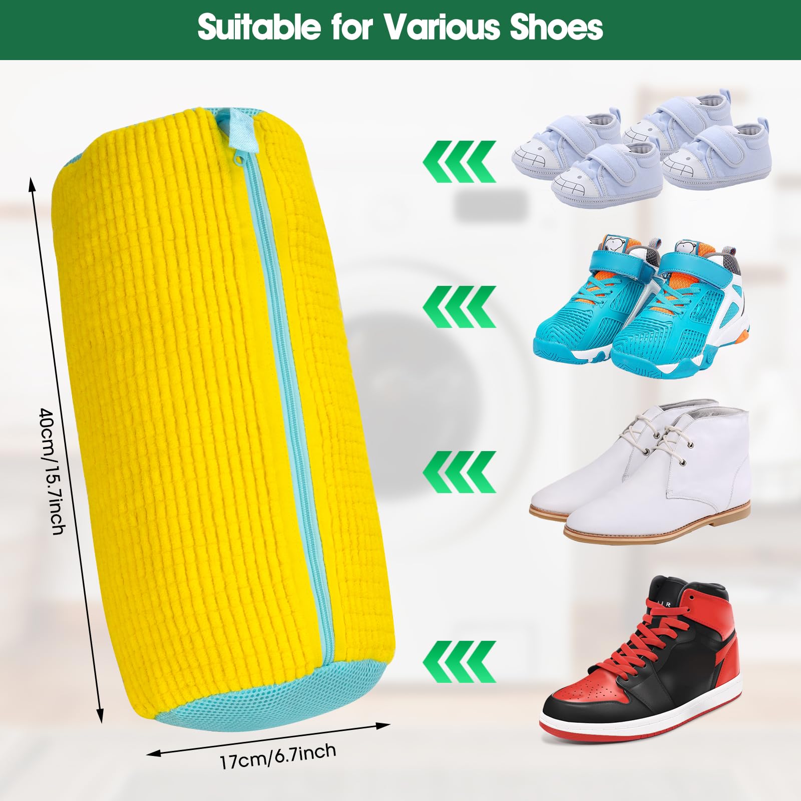 Laundry Shoe Washing Bag 2PCS Shoe Washing Machine Bag For