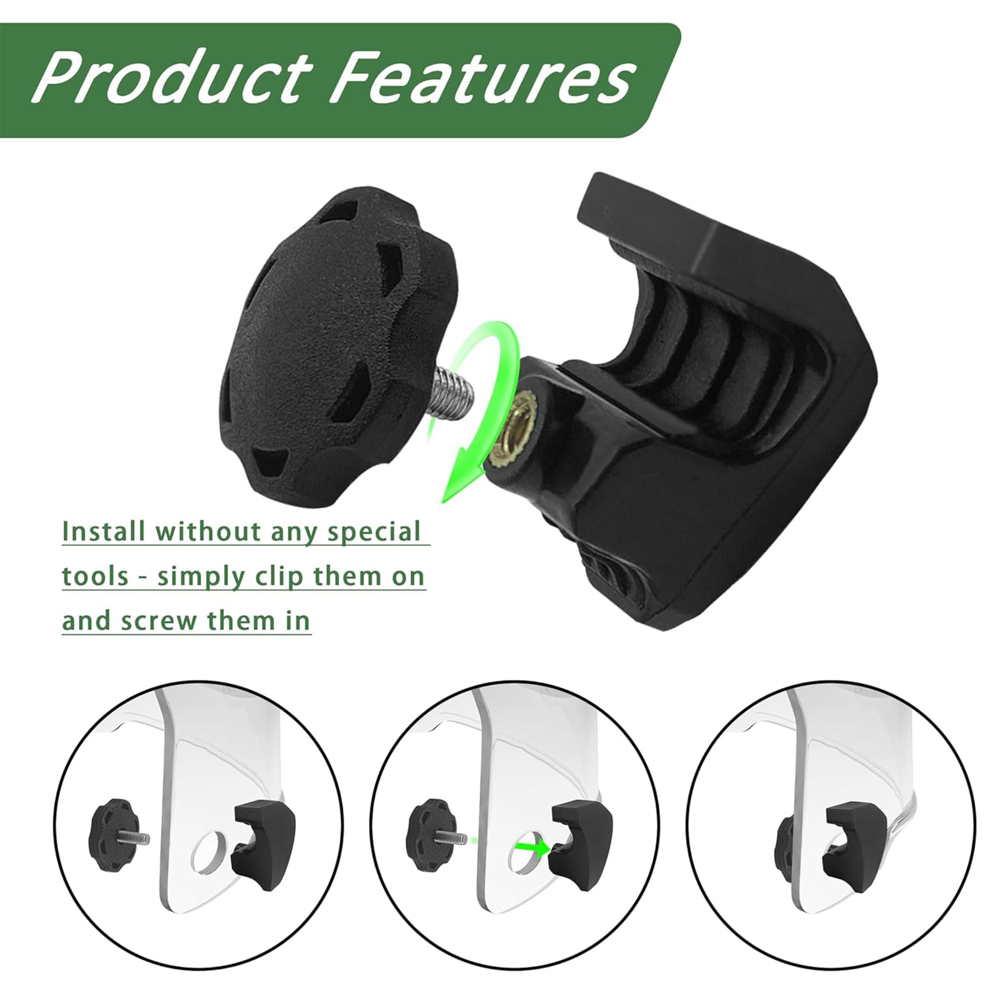 1 Par Clips para Visera de fútbol Cascos de fútbol Tornillos de Pulgar para Cascos de fútbol Clips de Repuesto para Visera de fútbol Clips de liberación rápida Clips Visera fútbol para Cascos