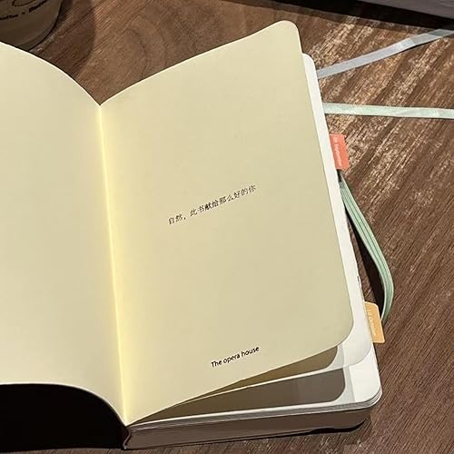 Miniatura 4 de Leather Notebook 360 Pages with Ribbon Bookmarks Pocket Journal for Travel Writing & Note Taking 3.9x5.5In Student Classroom Supplies