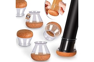 Chair Leg Floor Protectors for Hardwood Floors - 32 Pack Felt Furniture Pads