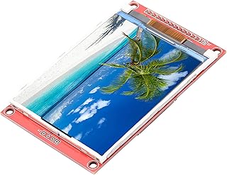 Adafruit Tft Touch LCD Display Module, LCD Display Module 3.2 inch 240 * 320 Serial Peripheral Interface TFT LCD Display Module with SD Card Cage(with Touch)