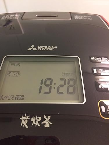 Amazon | 三菱電機 IHジャー炊飯器 備長炭炭炊釜 5.5合炊き ルビー