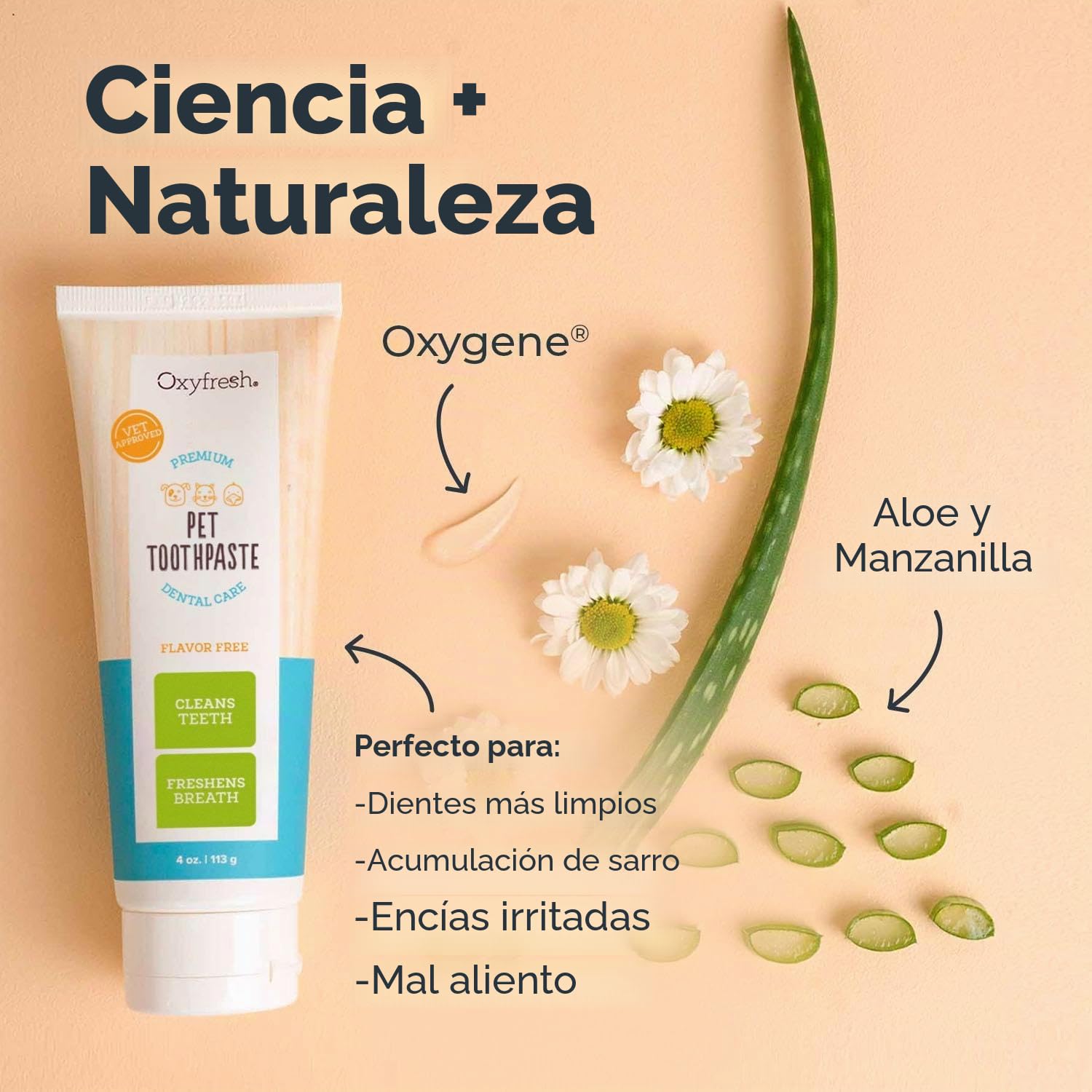 Oxyfresh Pet Gel Gel dental para animales 113g
