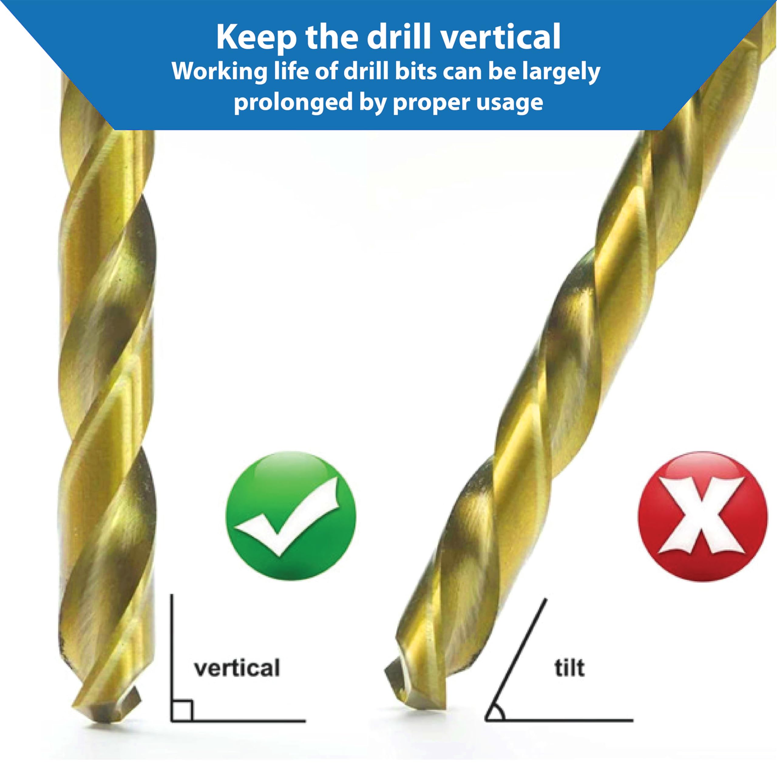 Punte Da Trapano In Titanio HSS - Per Acciaio Inox E Metallo, Norma DIN 338 - Foto 5