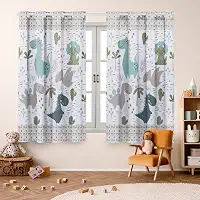 Cortina Infantil Decorativa, 2,00 x 1,50m, Poliéster, Estampada, para Quarto de Criança (DINOSSAURO)