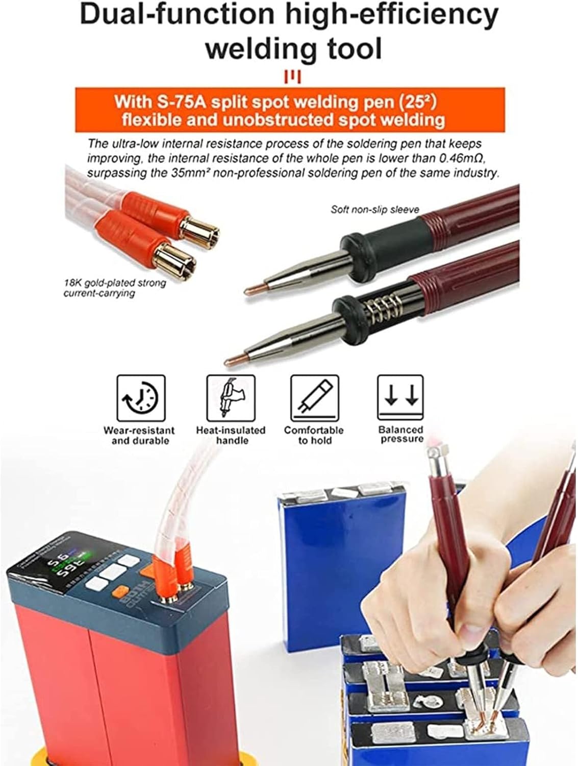 Battery welder,801HCapacitor Energy Storage Pulse Welding Machine,19.8Kw Industrial Energy Storage Battery Welding Machine