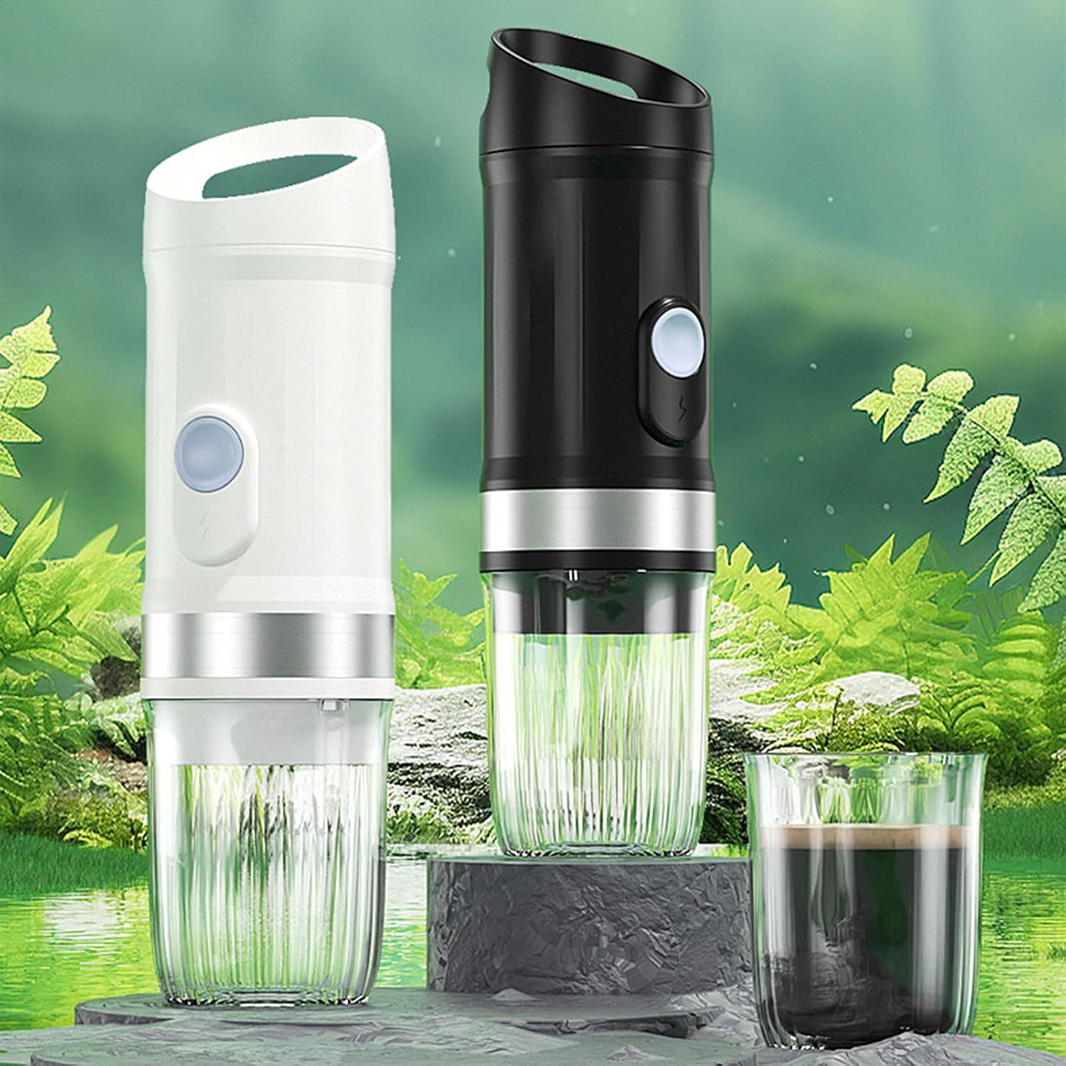 Portable Espresso Machines Rechargeable Electric Coffee Machines For Capsuled Ground Coffee For Car Camping Travelling