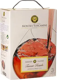 Vinho Rose Uruguaio Montes Toscanini Bag in Box 3 Litros