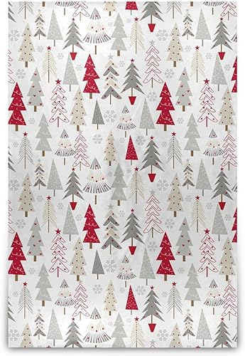 Christmas Tree Red Flannel Fleece Blanket, Flannel Comfy Throws for Picnic, Picnic, Home Decor, All Season Use Blanket, 60x90 Inches disponible en Yaxa Venezuela
