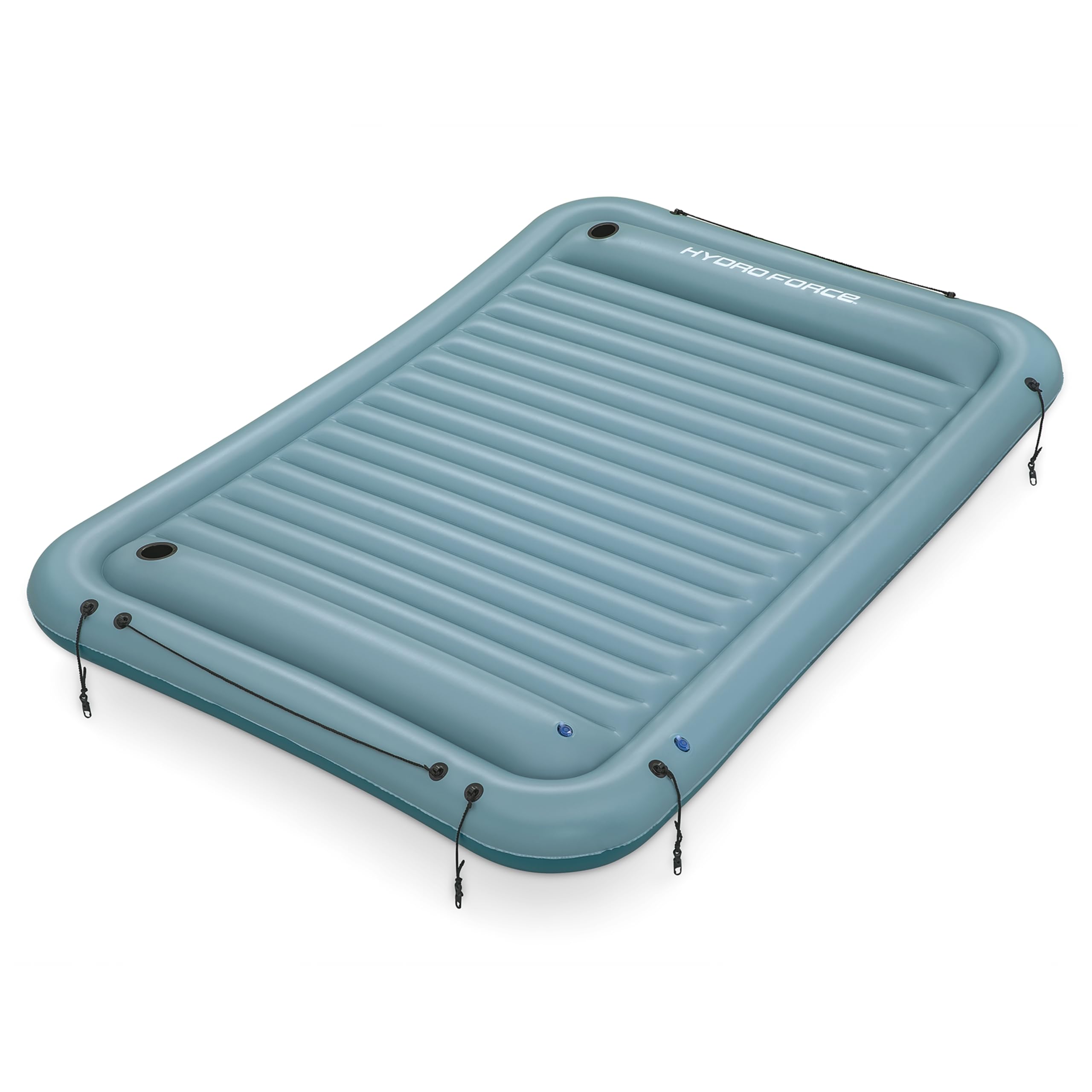 Bestway - Plateforme Flottante Gonflable Sun Soaker pour 4 Personnes - 269 cm x 183 cm x 25,5 cm - Bleu