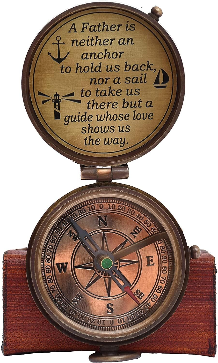 Best Dad for Father/Father’s Birthday Gifts/Father’s Compass/Father’s Retirement Gifts/Thanksgiving Gift for Father