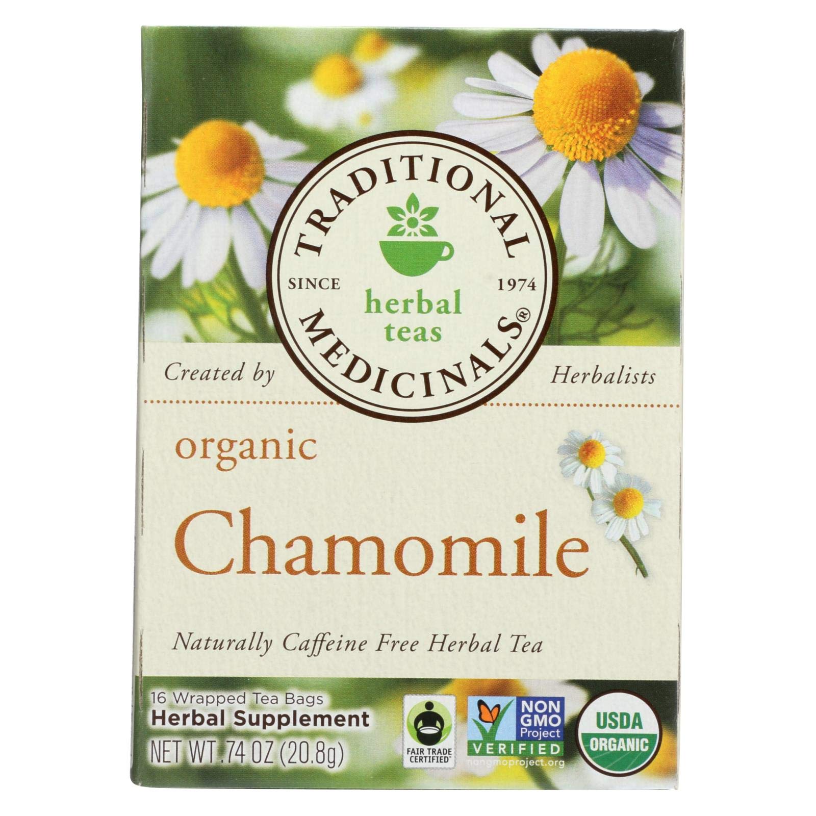 Amazon.com: Traditional Medicinals Organic Chamomile Herbal Tea