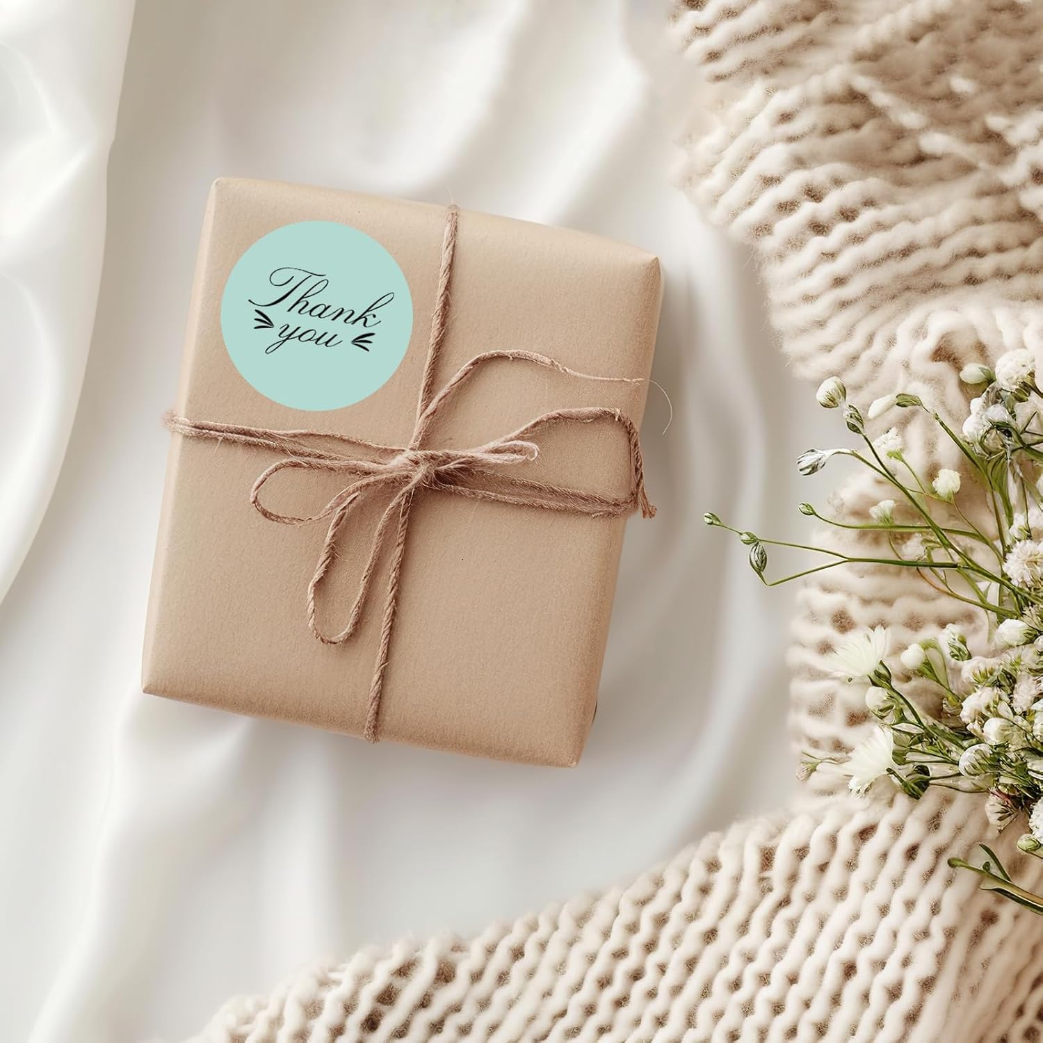 3 Inch Thermal Label,Green Round Thermal Printer Label,Waterproof Thermal Stickers for DIY Logo Design,Name Tag,Thanks Card 300 Labels/Roll (Green) - Image 5