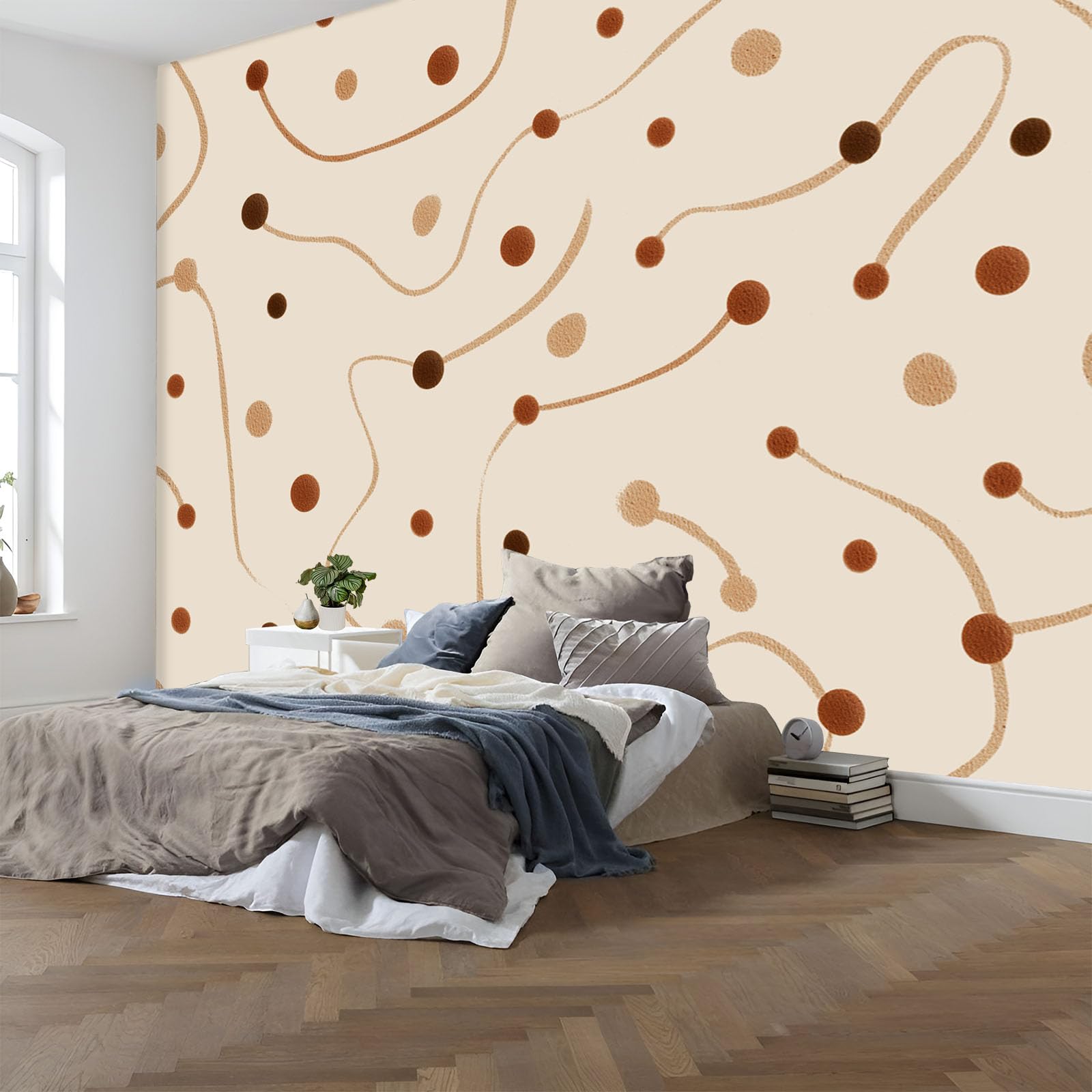 Papier peint intissé 250x175cm panoramique masquage défauts mur