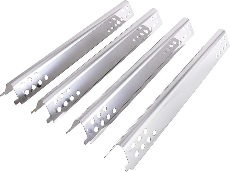 Charbroil Replacement Stainless Steel Heat Tent (4-Pack) for 2015 & Older Models - 1148817W06 Measurements: 2.5" H x 2.5" W x 16.97" L