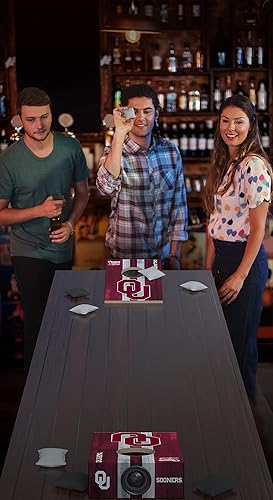 Vista 78 de SOAR Juego de Cornhole de mesa NCAA y altavoz Bluetooth